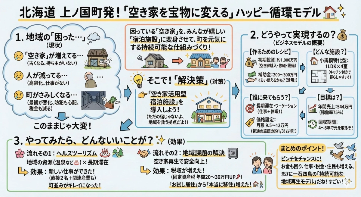 上ノ国町モデル全体像