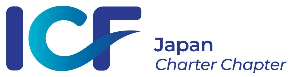 ICF（国際コーチ連盟）のジャパンチャプターを示すロゴ画像
