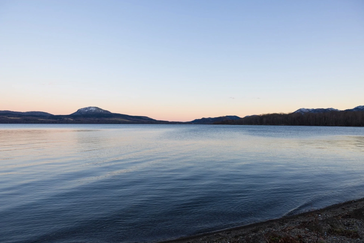 屈斜路湖の美しい自然