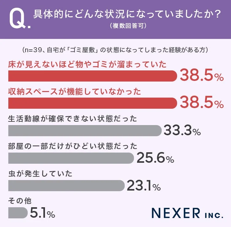 ゴミ屋敷の具体的な状況