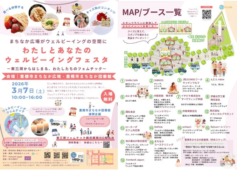 ウェルビーイングフェスタ会場マップ