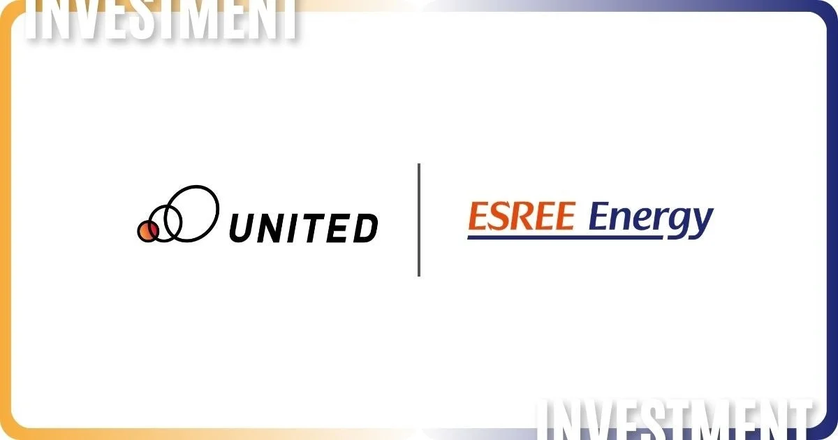 UNITEDとESREE Energyの投資ロゴ