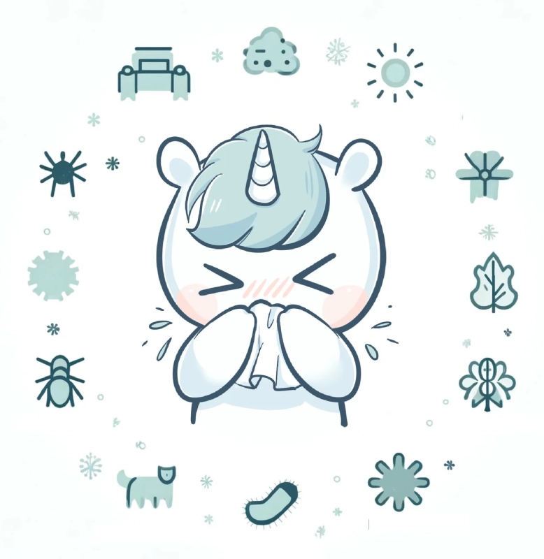 アレルギーのキャラクター