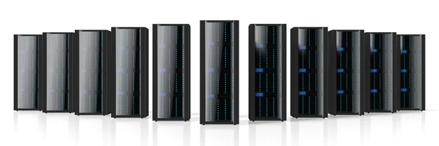 AIブッダ禅のサーバーラックのイラスト